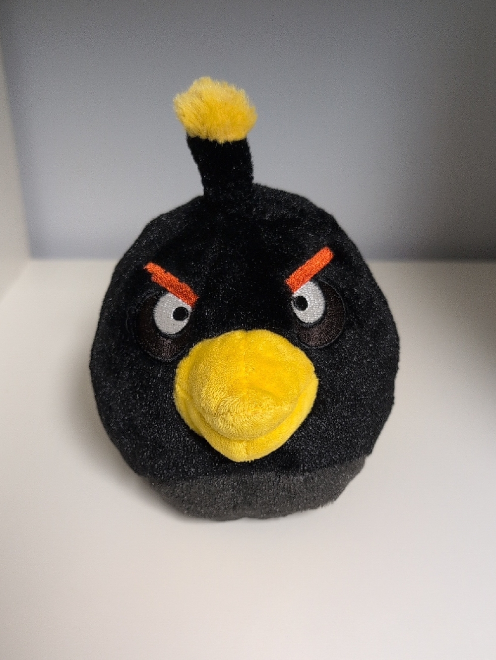 💜2/$20💜 Angry Birds Ball Plush 5" Black Angry Bird Foam Ball NO SOUND